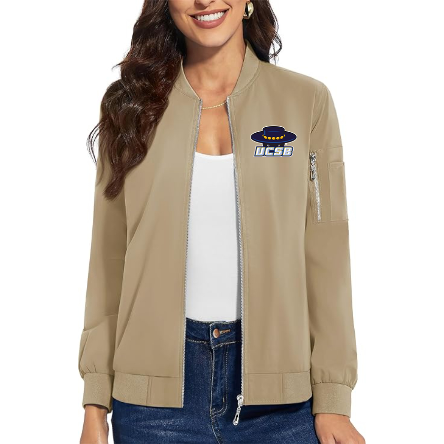 Women's UCSB Gauchos Premium Bomber Jacket Outerwear